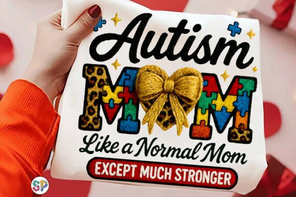 Autism Mom Like Normal Mom Puzzle PNG
