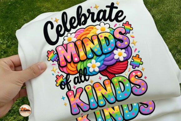 Celebrate Minds of All Kinds Shirt PNG