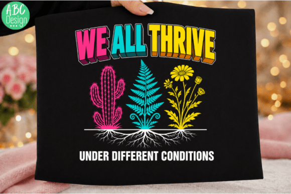 Cultivating Connection: The Power of the We All Thrive Neurodiversity Plant PNG