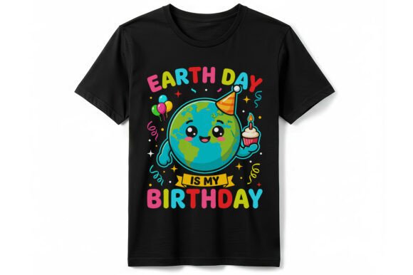 Earth Day is My Birthday T-shirt: A Design Asset Evaluation