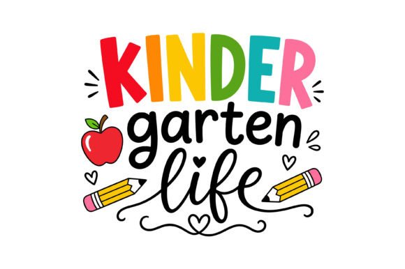 Elevating Educational Branding with Kinder Garten Life SVG Collections