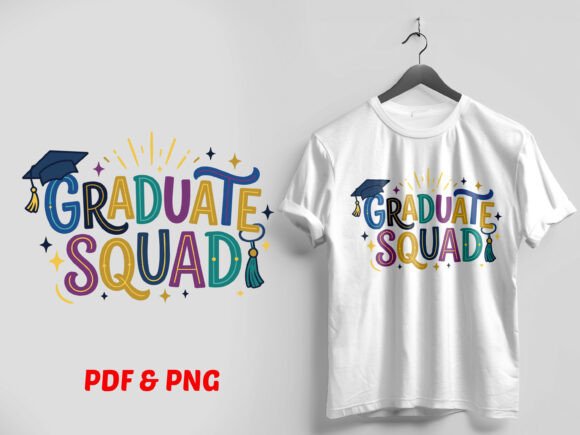 Graduate Squad Colorful PNG: A Design Evaluation