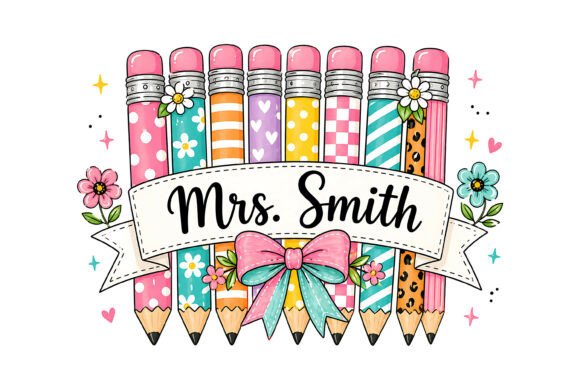 Personalized Teacher Pencil Name Design: A Creative Classroom Essential