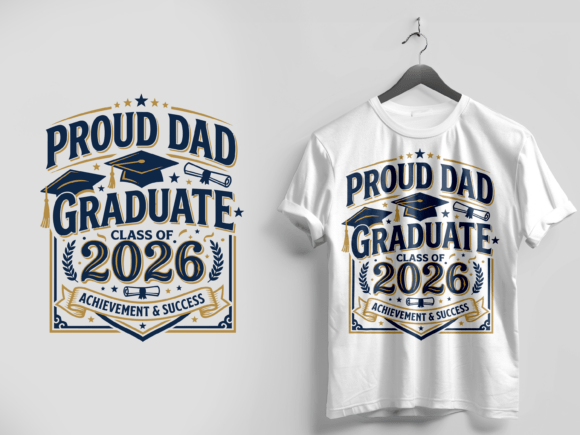 Proud Dad Graduate 2026 Design Assets